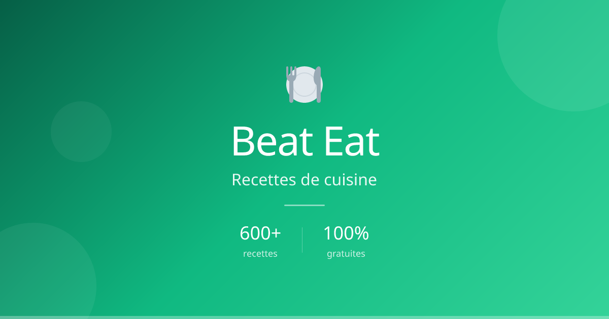 Beat Eat - Recettes de cuisine